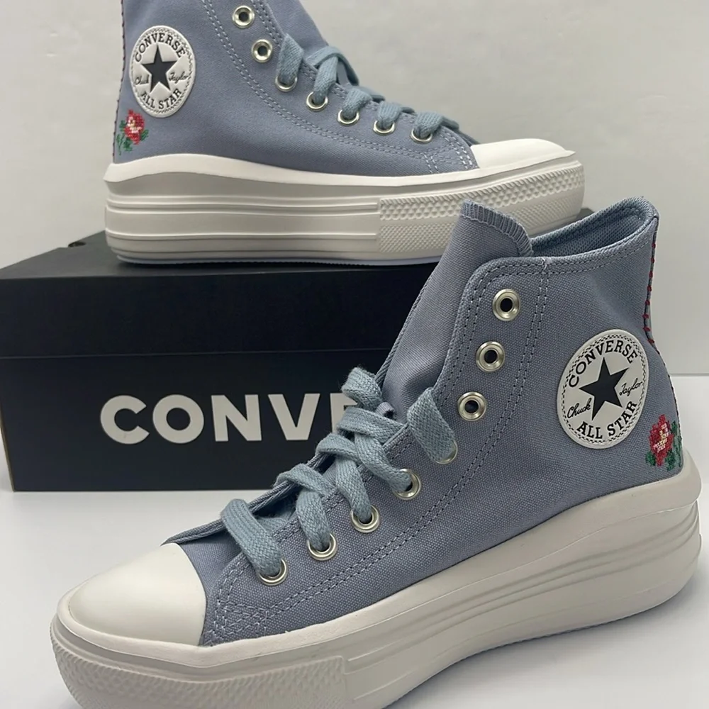 Converse WMNS High-Top Platform Sneakers A12571C CTAS MOVE HI WET STONE/WET STON
